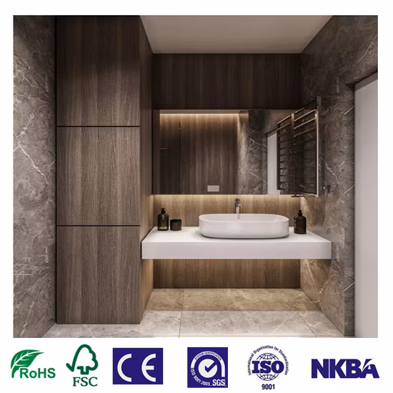 Modern Floor Standing MDF Wholesale Bathroom Vanity Cabinet