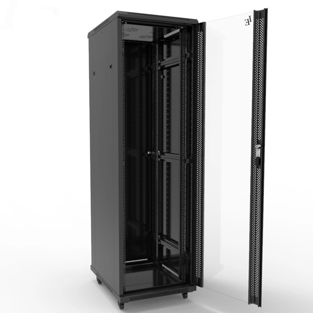 Le Floor Standing SPCC Vented Server Rack OEM 4u-48u 19 Inch Network Cabinet