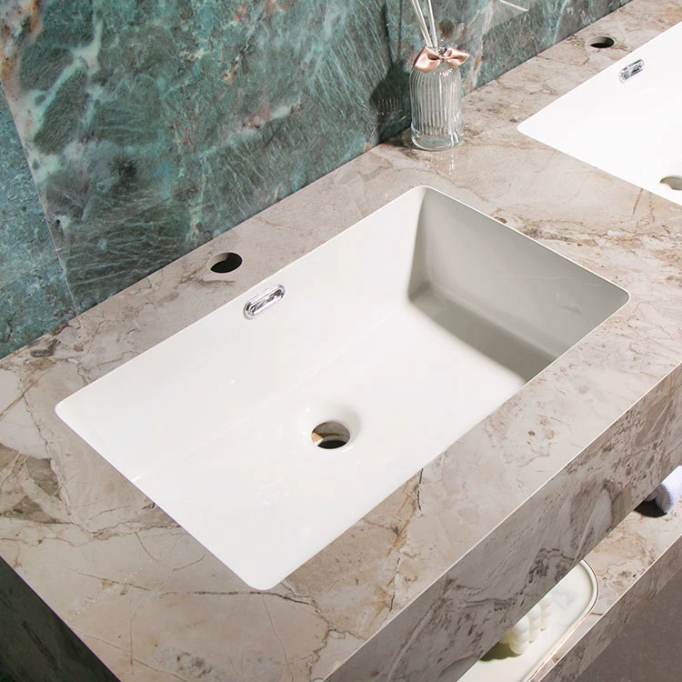 Bathroom Vanity Sintered Stone Modern Wall Hung Wash Basin for Hotel