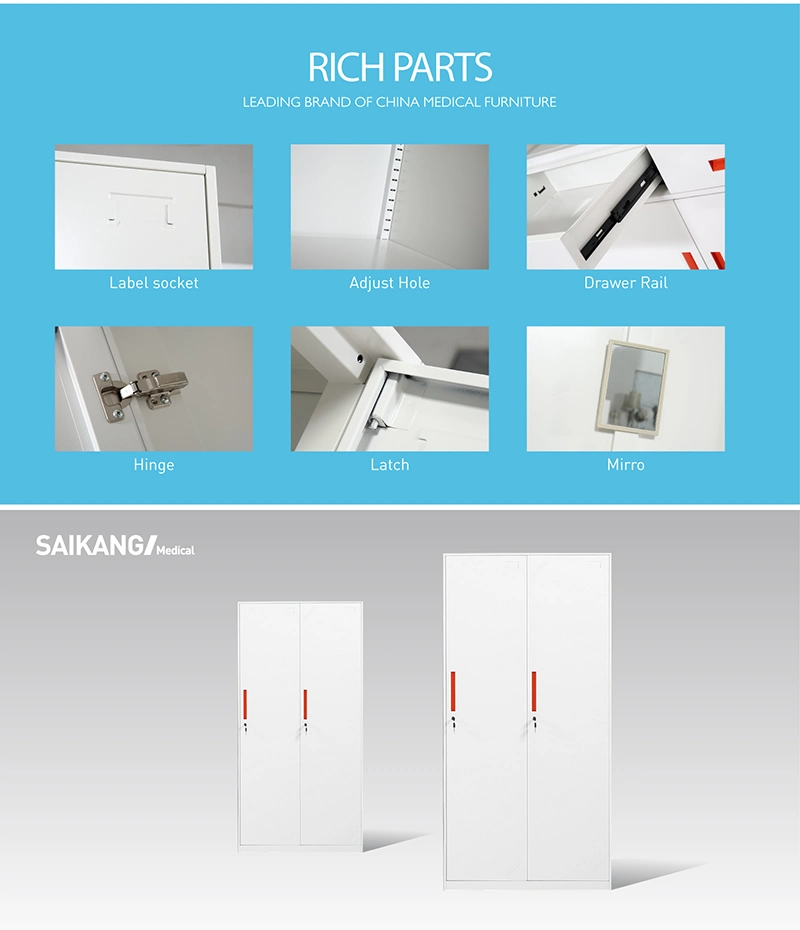 Skh098-2 Metal Medicine Cabinets with Door for Hospital